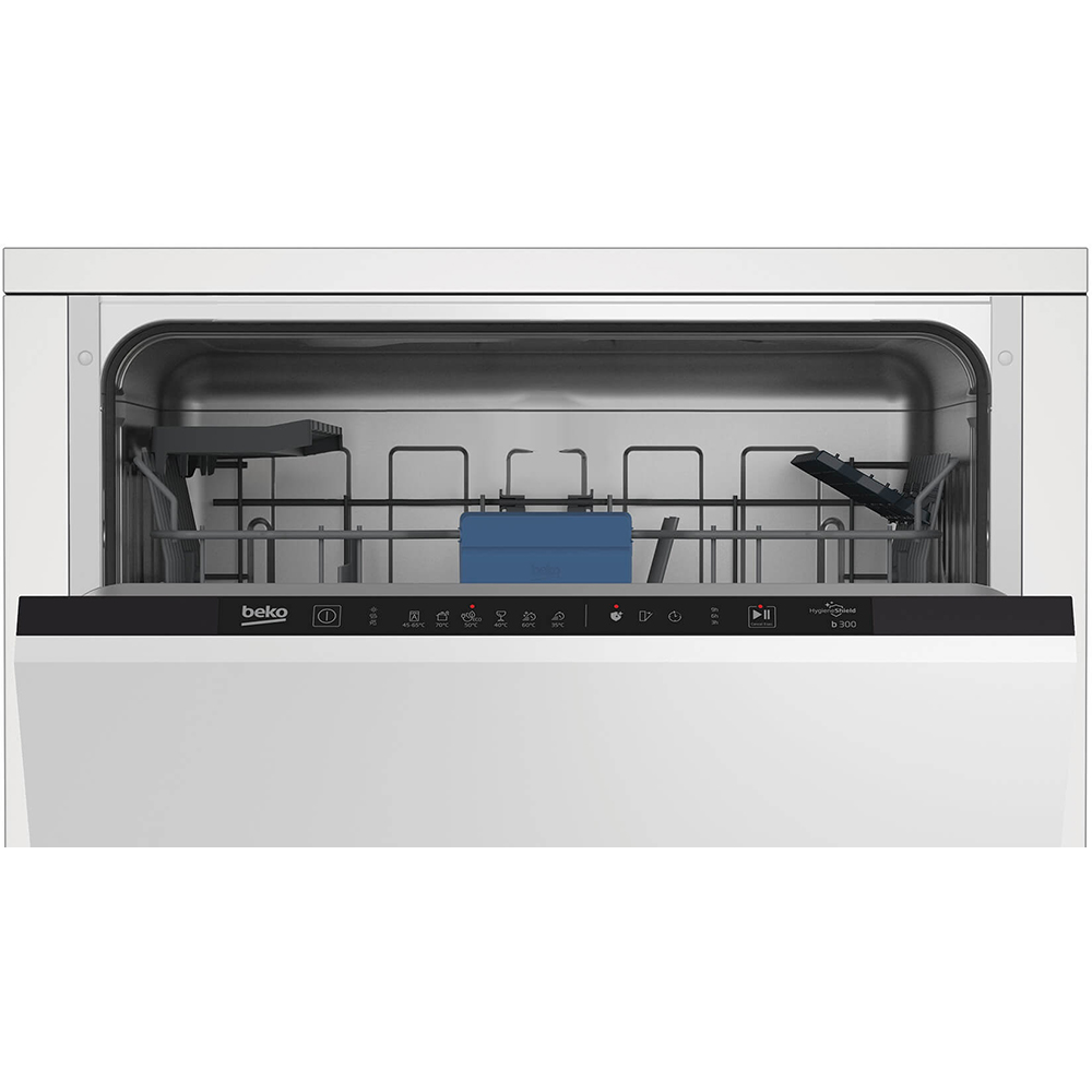 Masina de spalat vase incorporabila BEKO BDIN16435, 14 seturi, 6 programe, 60 cm, Clasa D, panou comanda negru