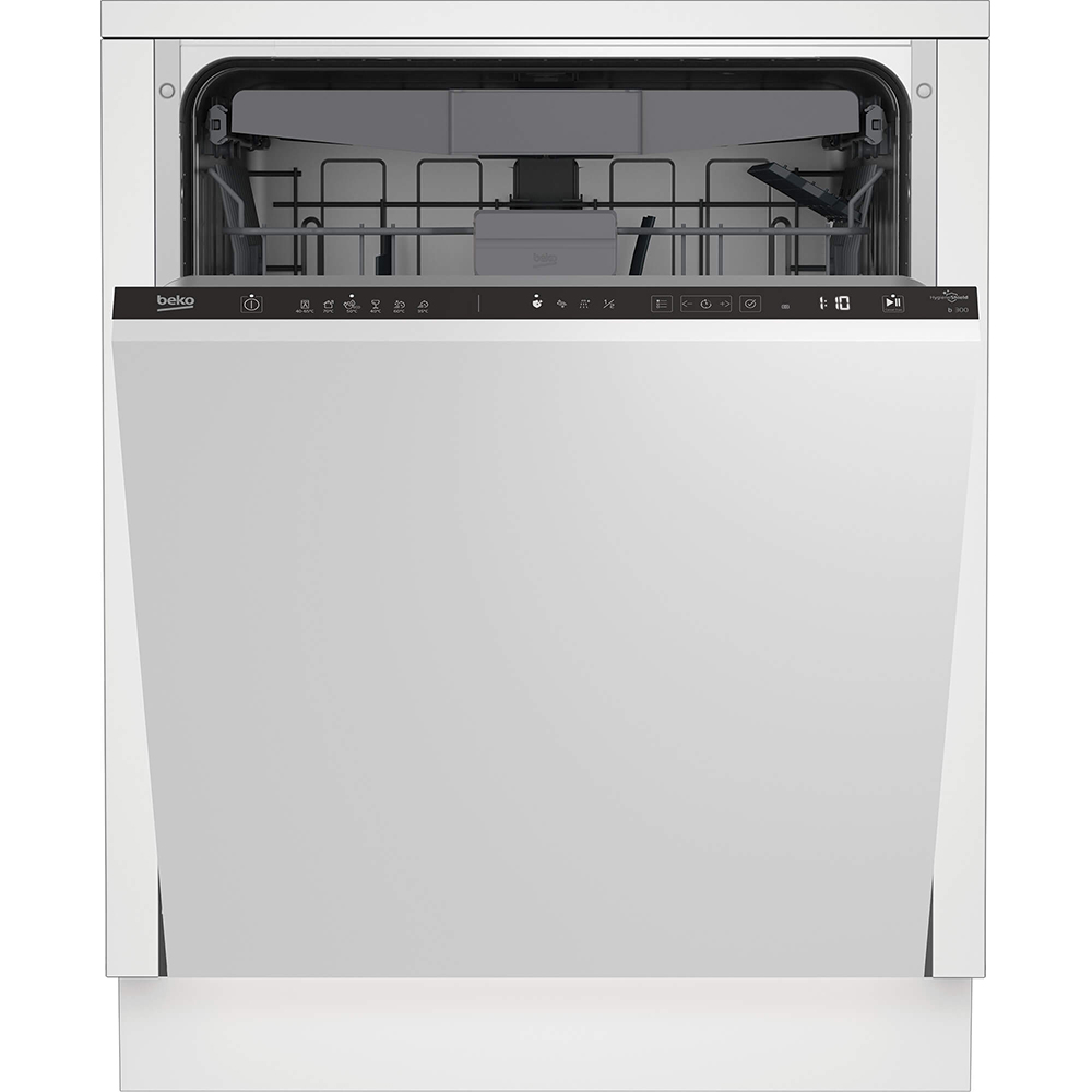 Masina de spalat vase incorporabila BEKO BDIN36530, 15 seturi, 6 programe, 60 cm, Clasa D, panou comanda negru