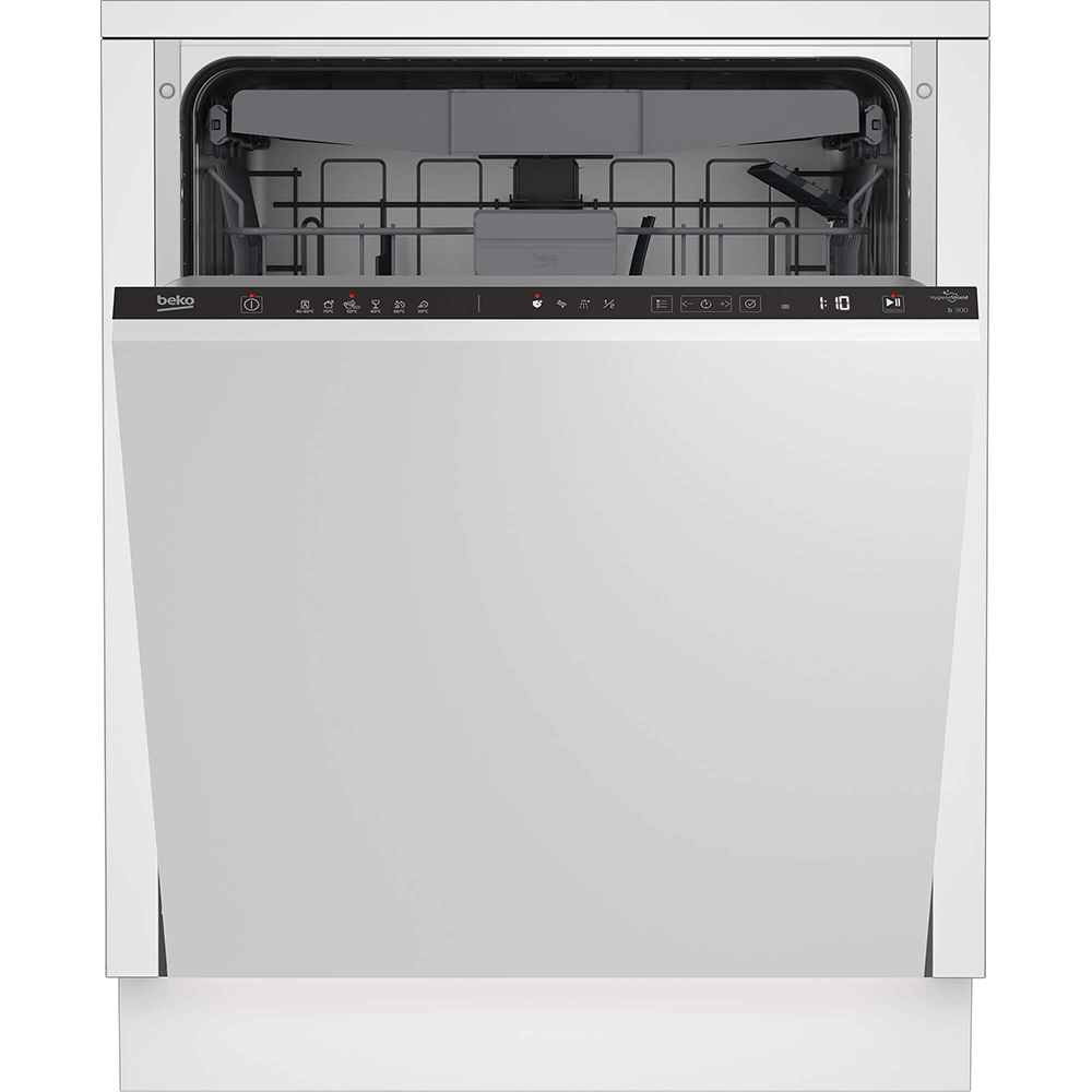 Masina de spalat vase incorporabila BEKO BDIN36535, 15 seturi, 6 programe, 60 cm, Clasa D, panou comanda negru