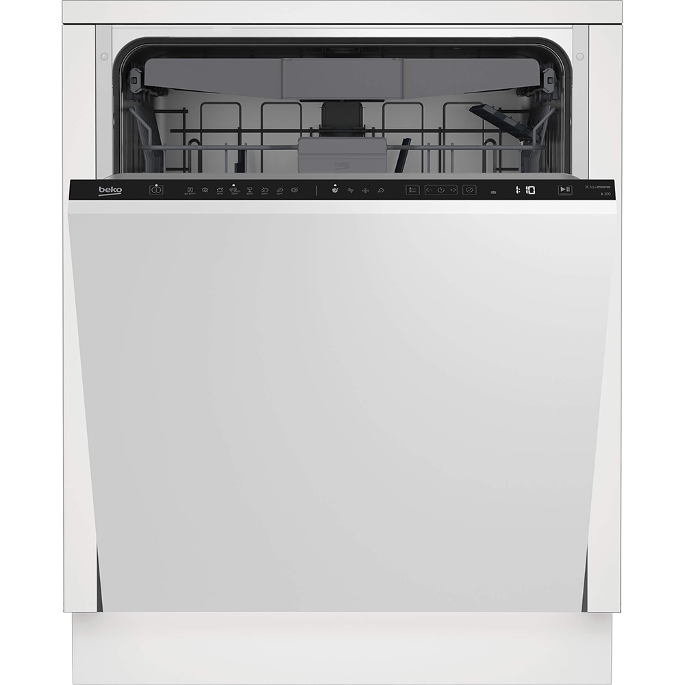 Masina de spalat vase incorporabila BEKO BDIN38641Q, 16 seturi, 8 programe, 60 cm, Clasa C, panou comanda negru