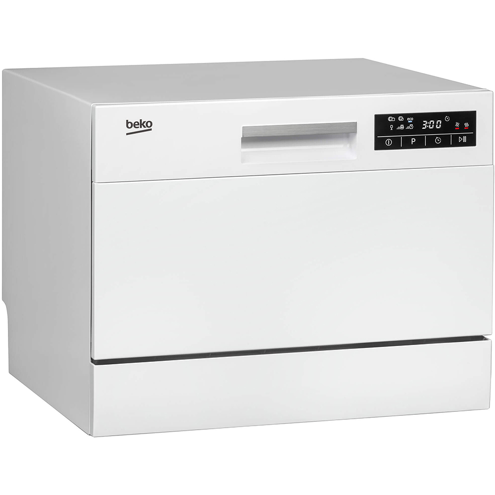 Masina de spalat vase independenta BEKO DTC36610W, 6 seturi, 6 programe, 55 cm, Clasa F, alb