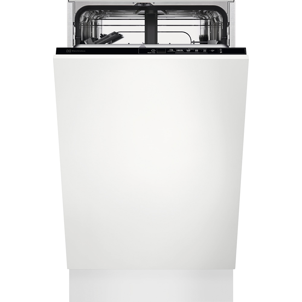 Masina de spalat vase incorporabila ELECTROLUX EEA12100L, 9 seturi, 5 programe, Clasa F, panou comanda negru
