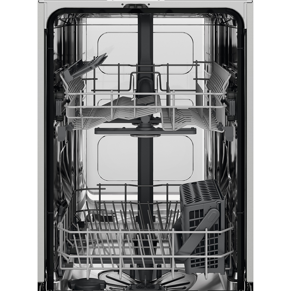 Masina de spalat vase incorporabila ELECTROLUX EEA12100L, 9 seturi, 5 programe, Clasa F, panou comanda negru