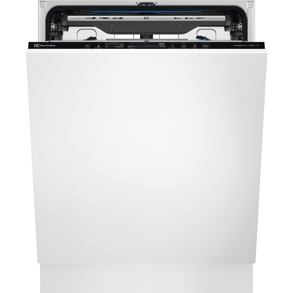 Masina de spalat vase incorporabila ELECTROLUX EEC87400W, 14 seturi, 8 programe, 60 cm, Clasa C, panou comanda negru