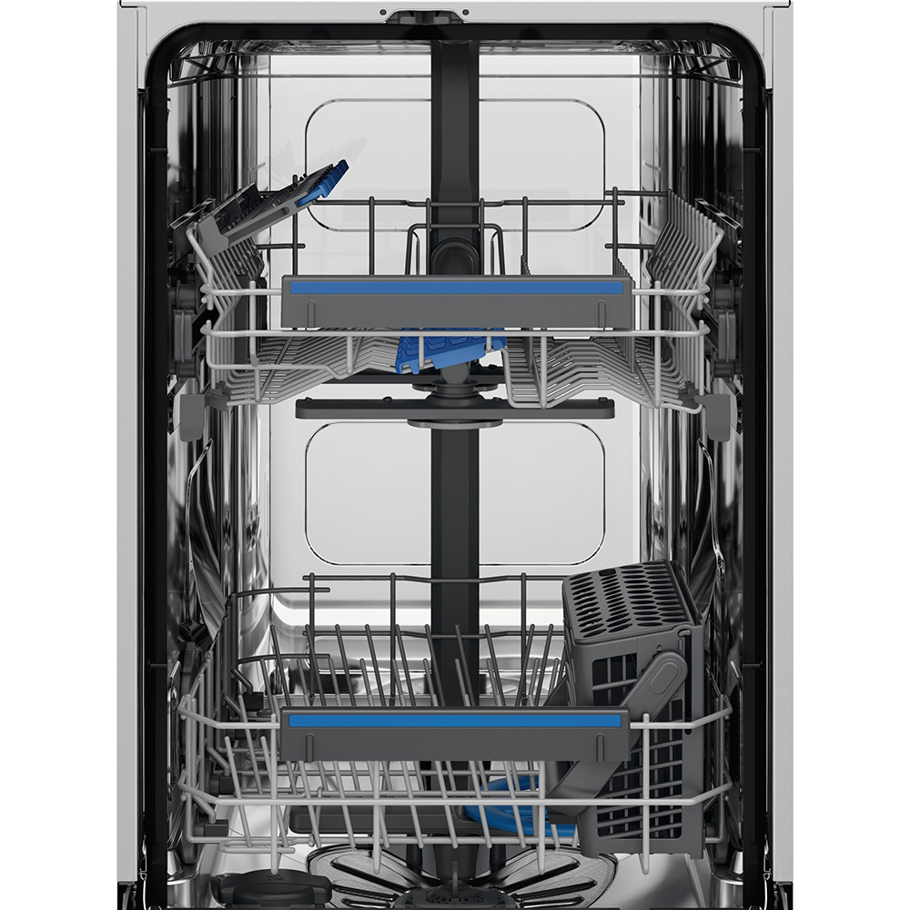 Masina de spalat vase incorporabila ELECTROLUX EEG62310L, 9 seturi, 8 programe, 45 cm, Clasa D, panou comanda negru