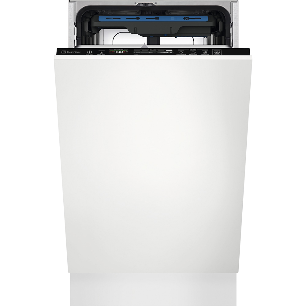 Masina de spalat vase incorporabila ELECTROLUX EEM63301L, 10 seturi, 8 programe, 45 cm, Clasa D, panou comanda negru