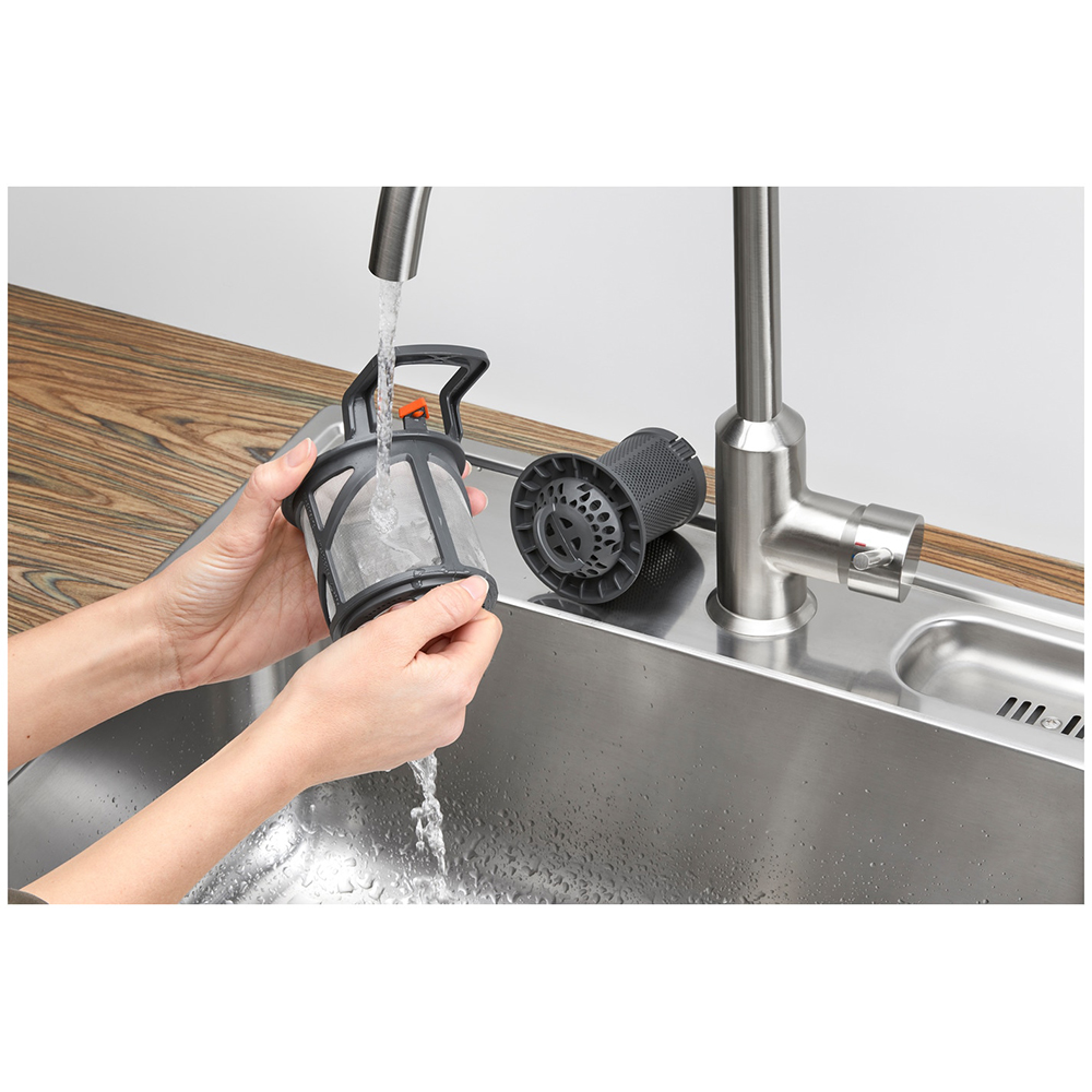 Masina de spalat vase independenta ELECTROLUX ESS47301SX, 13 seturi, 8 programe, 60 cm, Clasa D, inox
