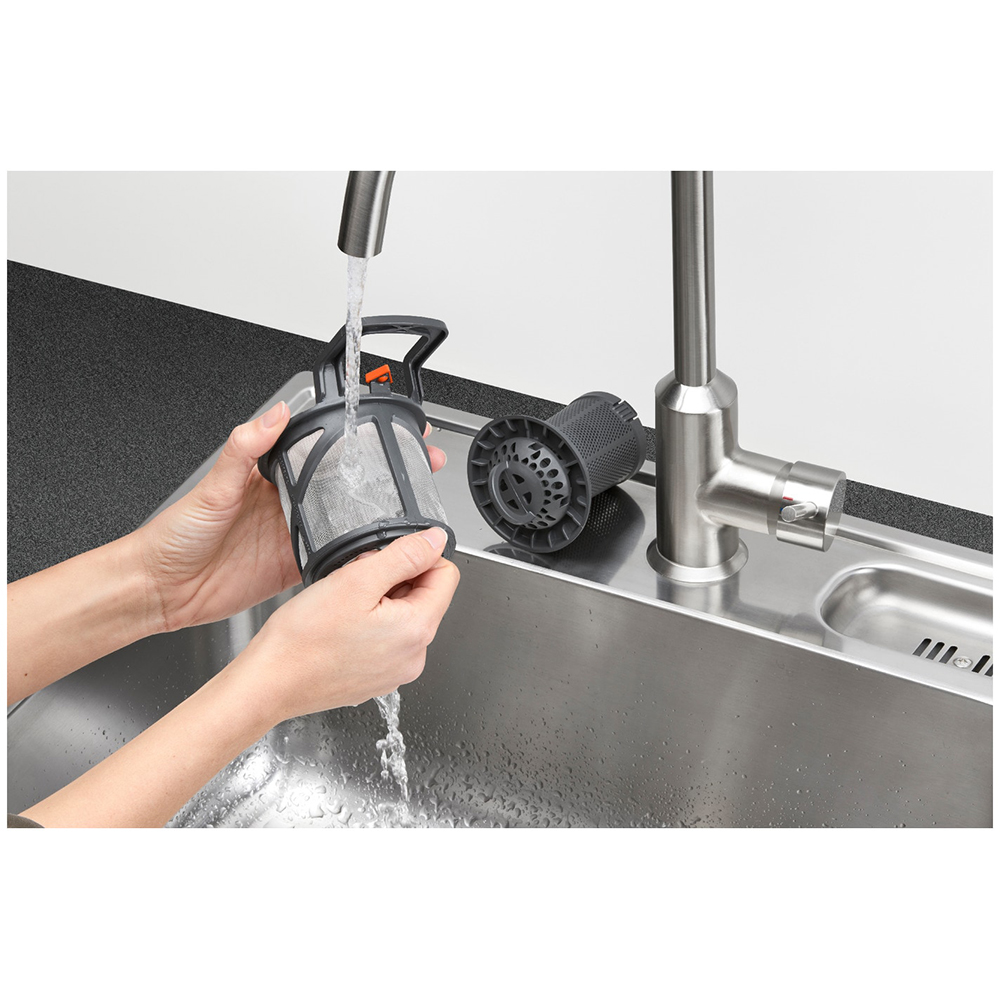 Masina de spalat vase independenta AEG FFB53937ZM, 14 seturi, 8 programe, 60 cm, Clasa D, inox