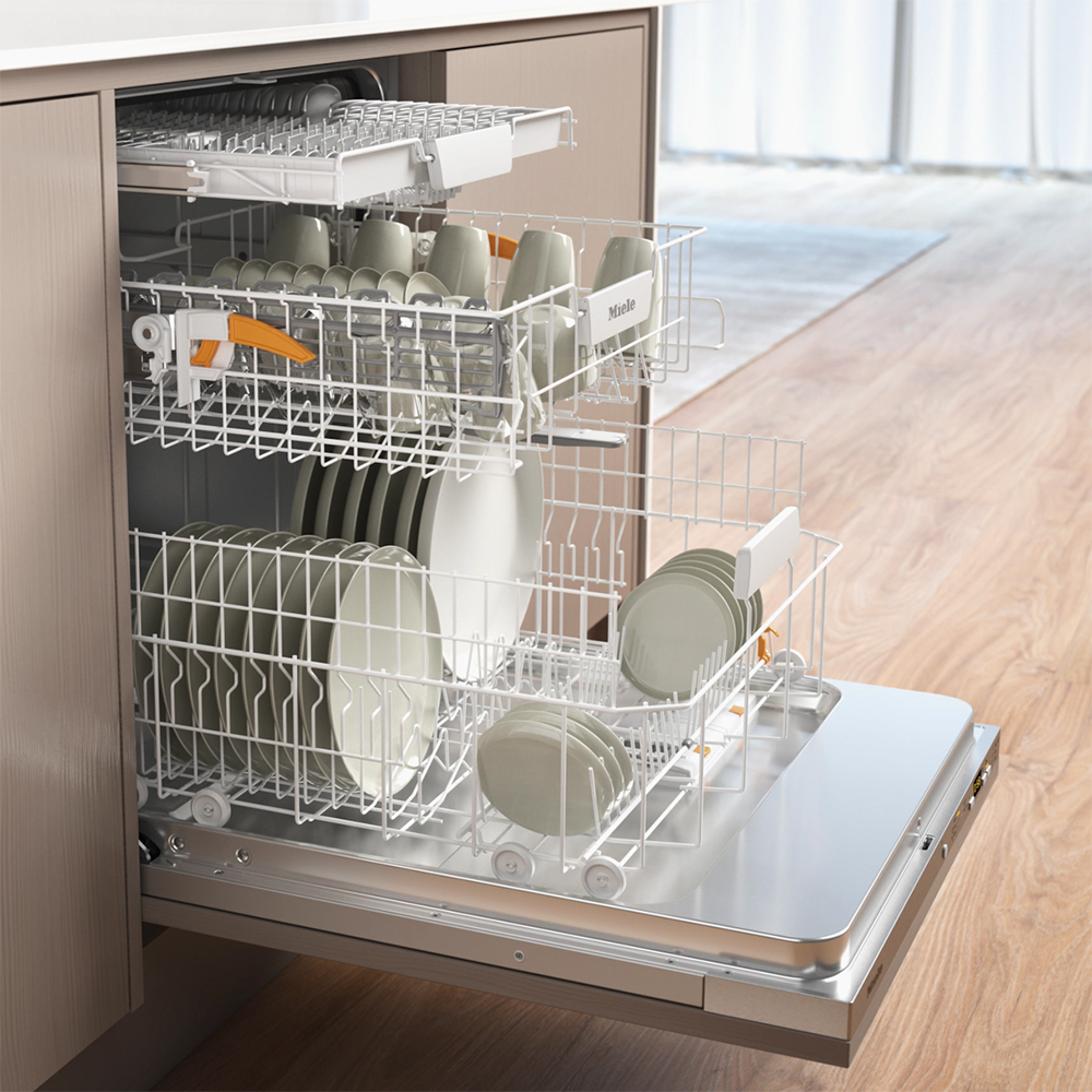 Masina de spalat vase incorporabila MIELE G 5150 SCVi Active, 14 seturi, 5 programe, 60 cm, Clasa D, panou comanda inox
