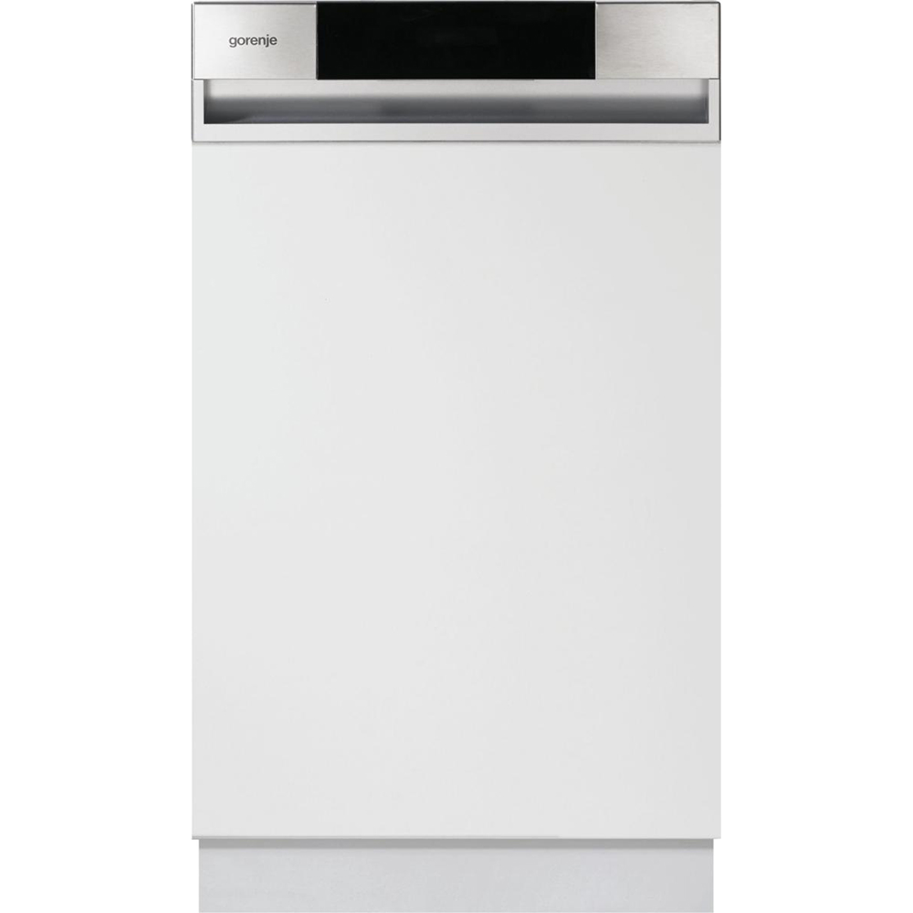Masina de spalat vase semi-incorporabila GORENJE GI520E15X, 9 seturi, 5 programe, 45 cm, Clasa E, inox