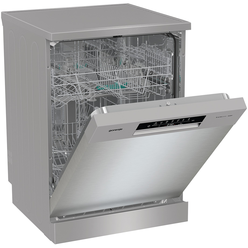 Masina de spalat vase independenta GORENJE GS642E90X, 13 seturi, 6 programe, 60 cm, Clasa E, argintiu