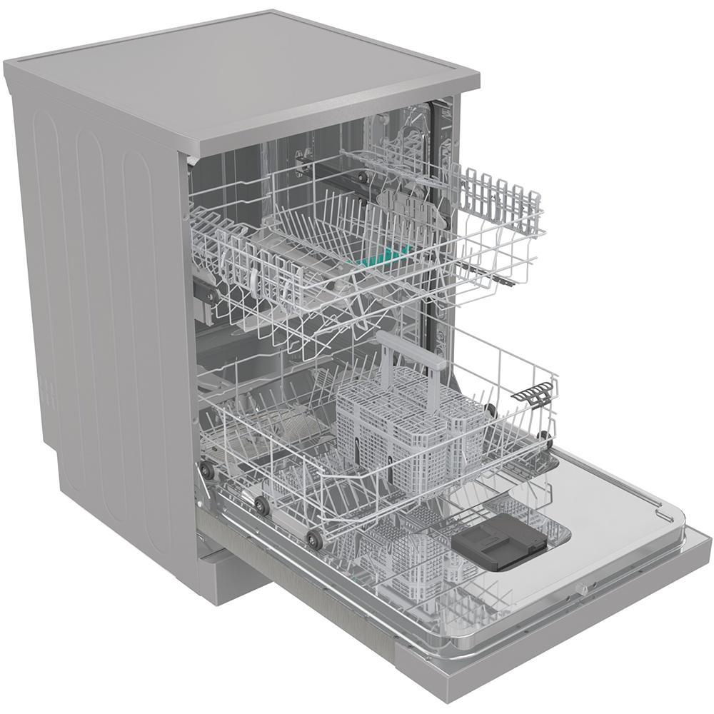 Masina de spalat vase independenta GORENJE GS642E90X, 13 seturi, 6 programe, 60 cm, Clasa E, argintiu