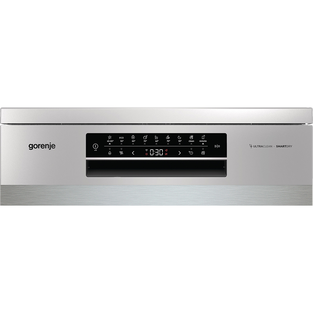 Masina de spalat vase independenta GORENJE GS693C60XUVAD, 16 seturi, 7 programe, 60 cm, Clasa C, argintiu
