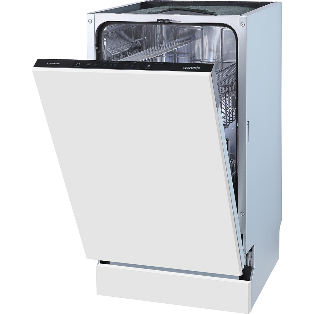 Masina de spalat vase incorporabila GORENJE GV541D10, 9 seturi, 5 programe, 45 cm, Clasa D, panou comanda negru