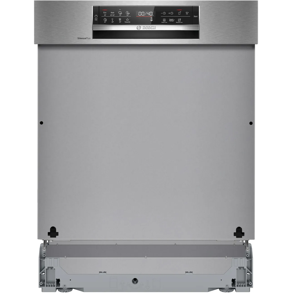 Masina de spalat vase semi-incorporabila BOSCH SMI6ECS12E, 14 seturi, 8 programe, 60 cm, Clasa A, inox