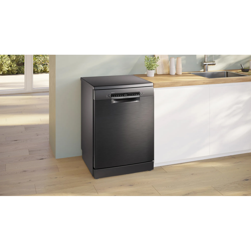Masina de spalat vase independenta BOSCH SMS4EMC06E, 14 seturi, 6 programe, 60 cm, Clasa B, dark inox