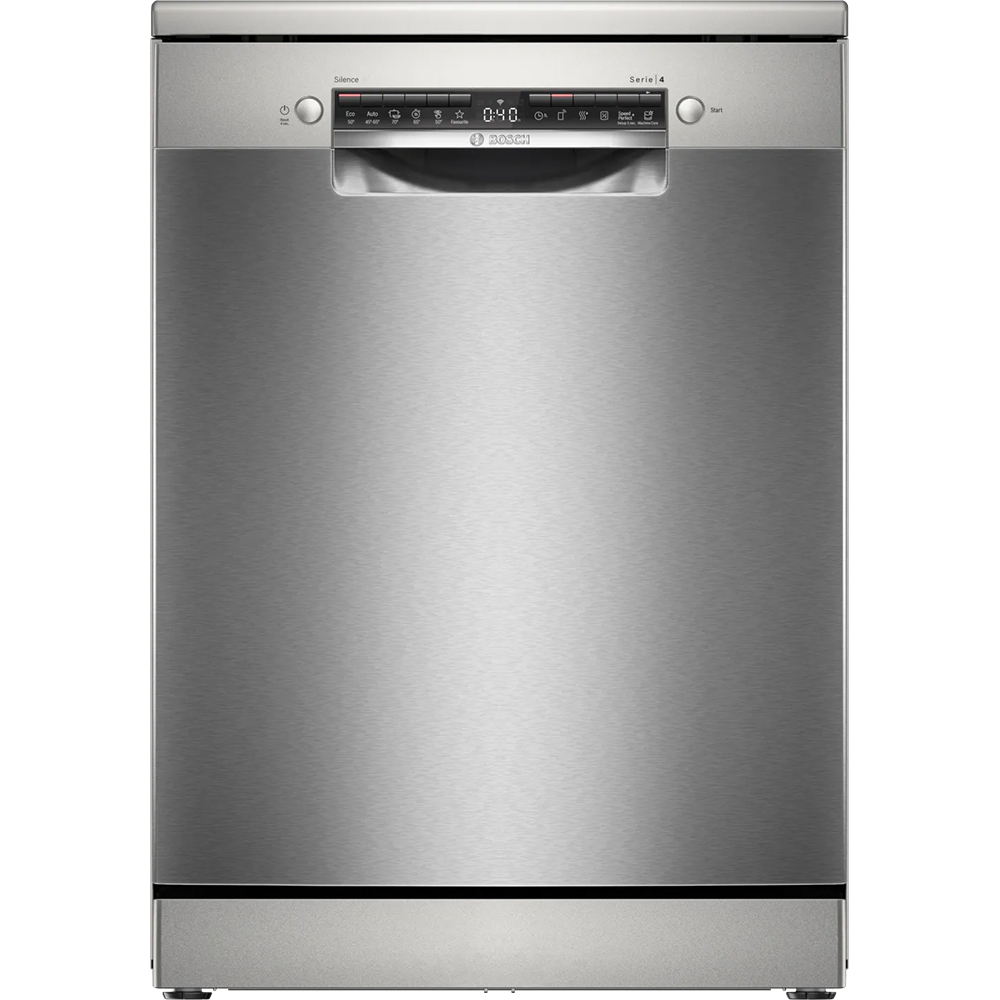 Masina de spalat vase independenta BOSCH SMS4EVI09E, 14 seturi, 6 programe, 60 cm, Clasa D, inox antiamprenta
