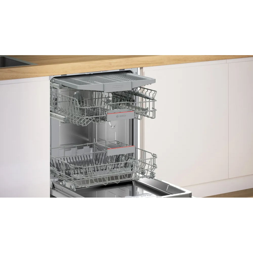 Masina de spalat vase incorporabila BOSCH SMV4EVX08E, 14 seturi, 6 programe, 60 cm, Clasa B, panou comanda inox