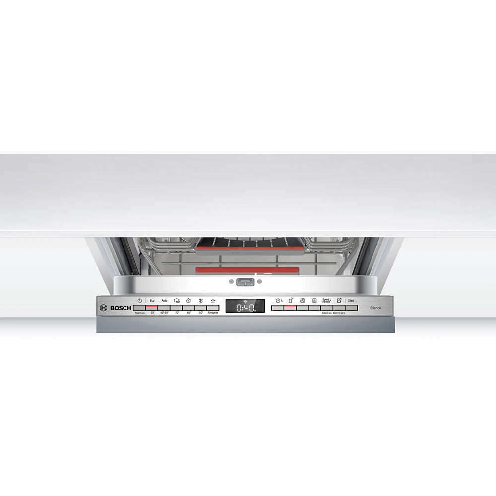 Masina de spalat vase incorporabila BOSCH SPV4EMX62E, 10 seturi, 6 programe, 45 cm, Clasa D, panou comanda inox