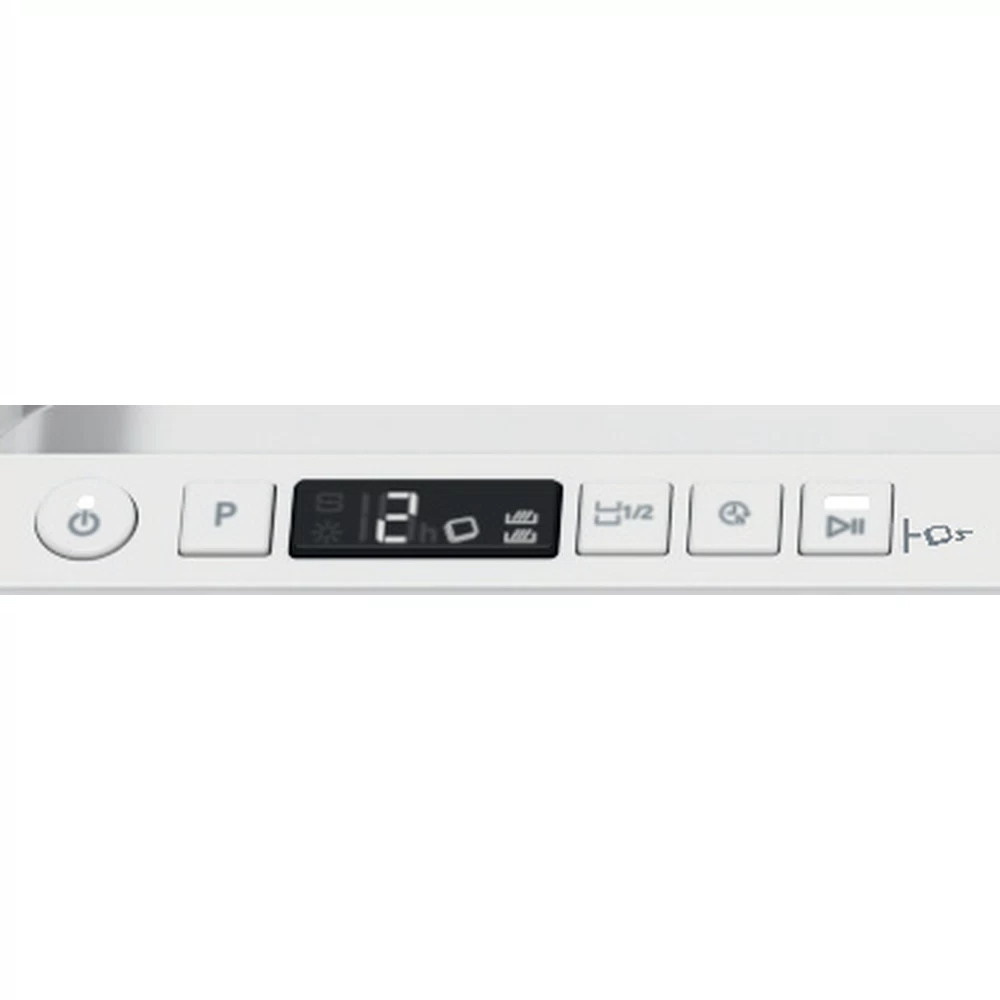 Masina de spalat vase incorporabila WHIRLPOOL W2I HD526 A, 6th Sense, 14 seturi, 9 programe, 60 cm, Clasa E, panou comanda alb