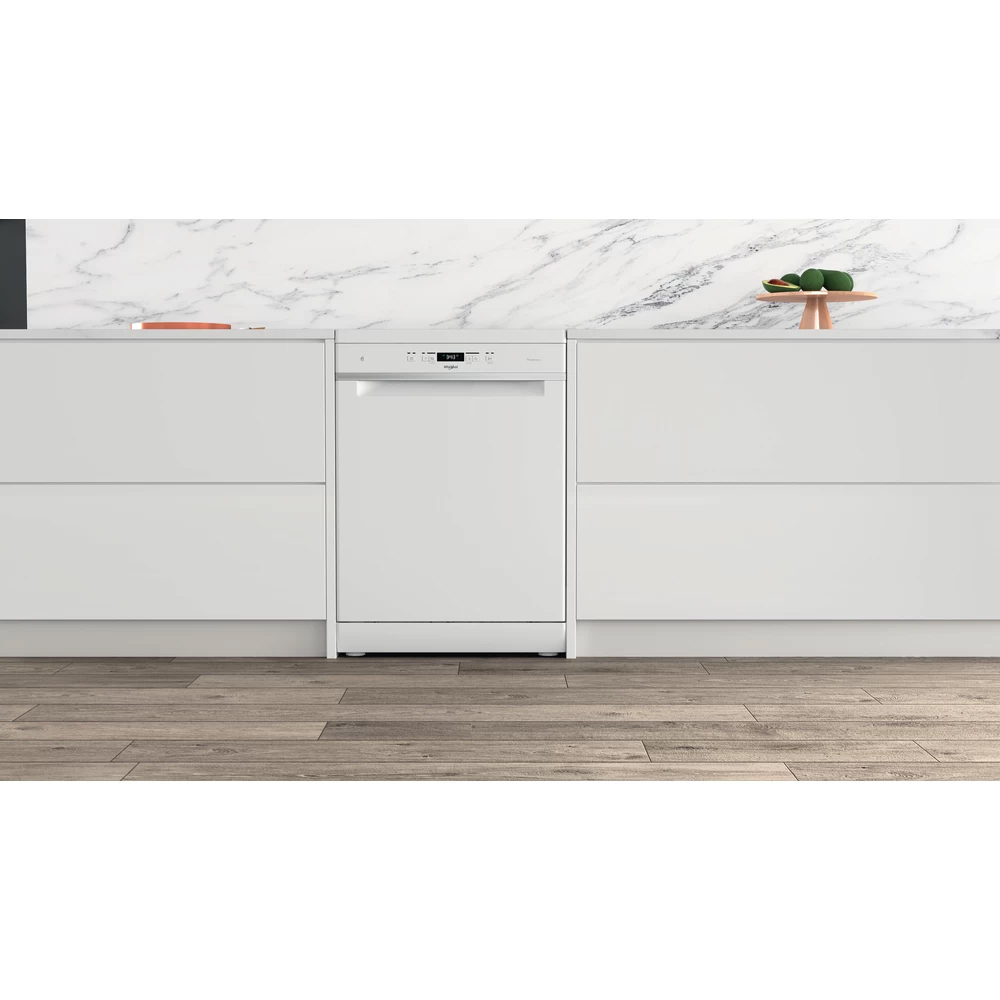 Masina de spalat vase independenta WHIRLPOOL WFC 3C26 P, PowerClean Pro, 14 seturi, 8 programe, 60 cm, Clasa E, alb