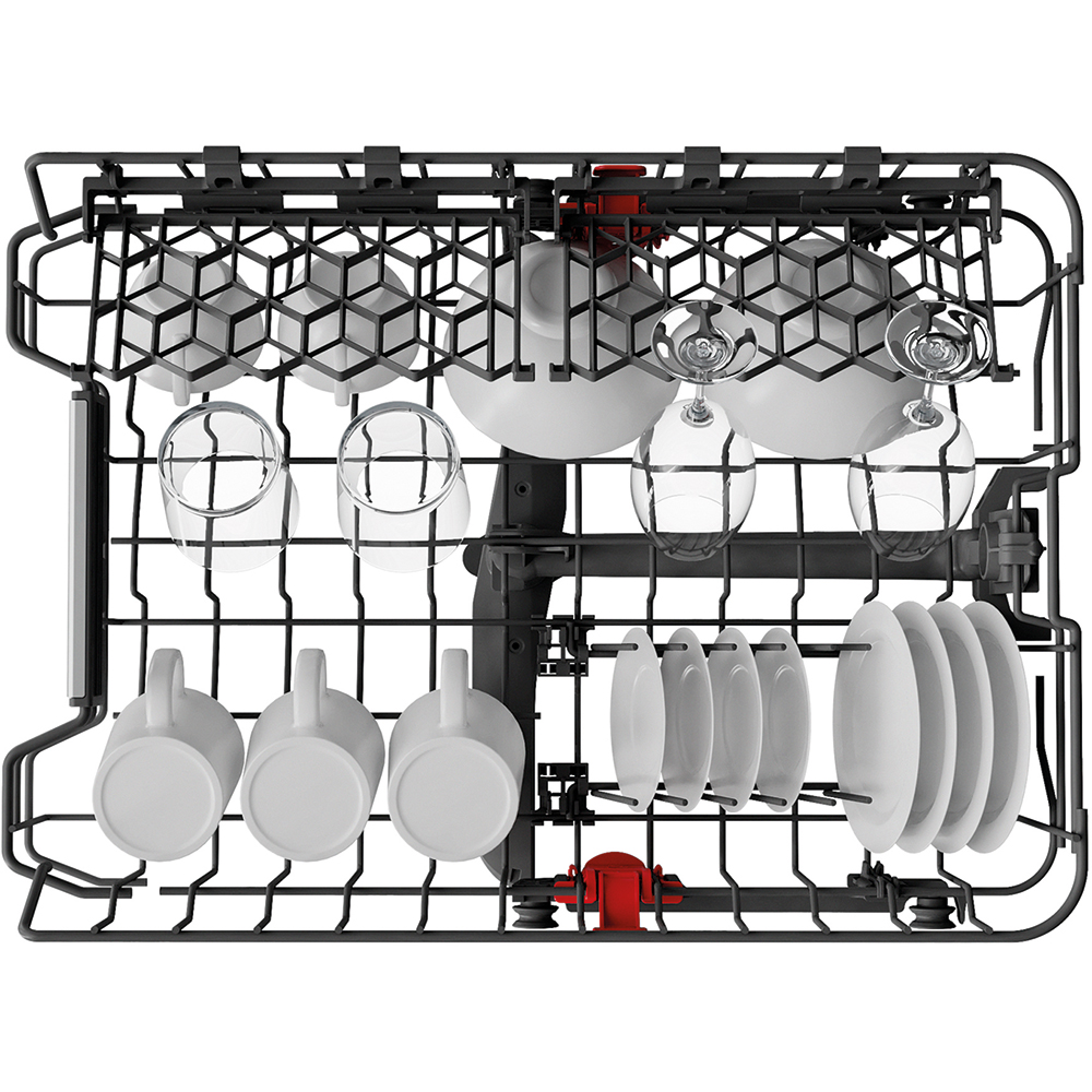 Masina de spalat vase independenta WHIRLPOOL WSFO 3O23 PF X, 10 seturi, 7 programe, 45 cm, Clasa E, inox