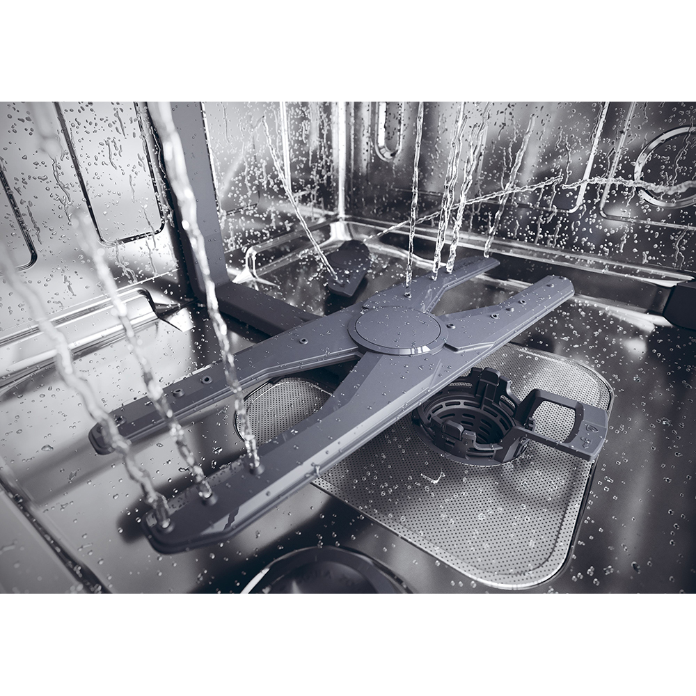 Masina de spalat vase incorporabila HAIER XI 6B0M3PB, 16 seturi, 10 programe, 60 cm, Clasa B, panou comanda negru
