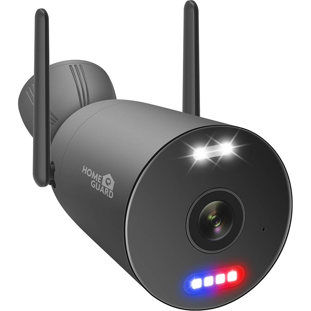 Kit de supraveghere video HOMEGUARD HGNVK109104, 5 Mp, 4 camere, 2880p, Wi-Fi, 10 canale, negru