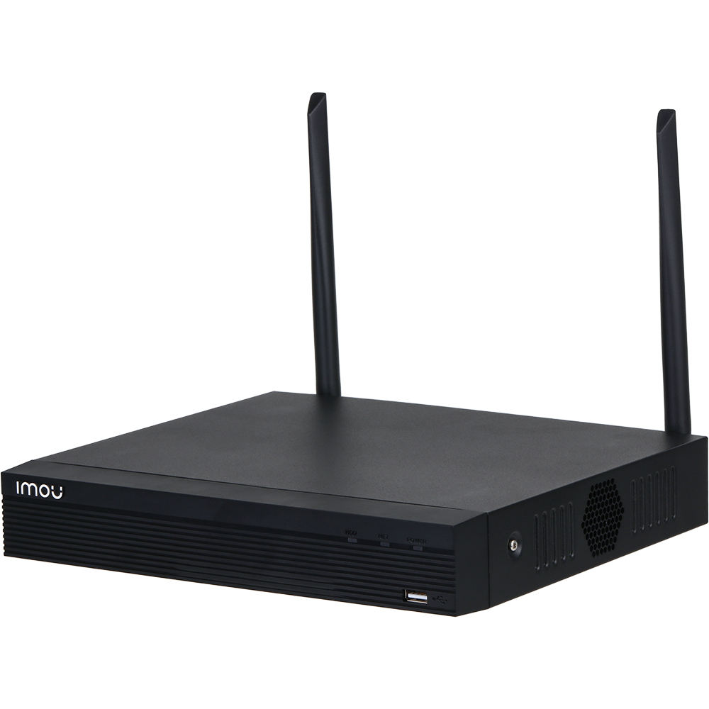 Kit de supraveghere video IMOU Bullet 2C, 4 camere, Full HD, Wi-Fi, 4 canale, alb