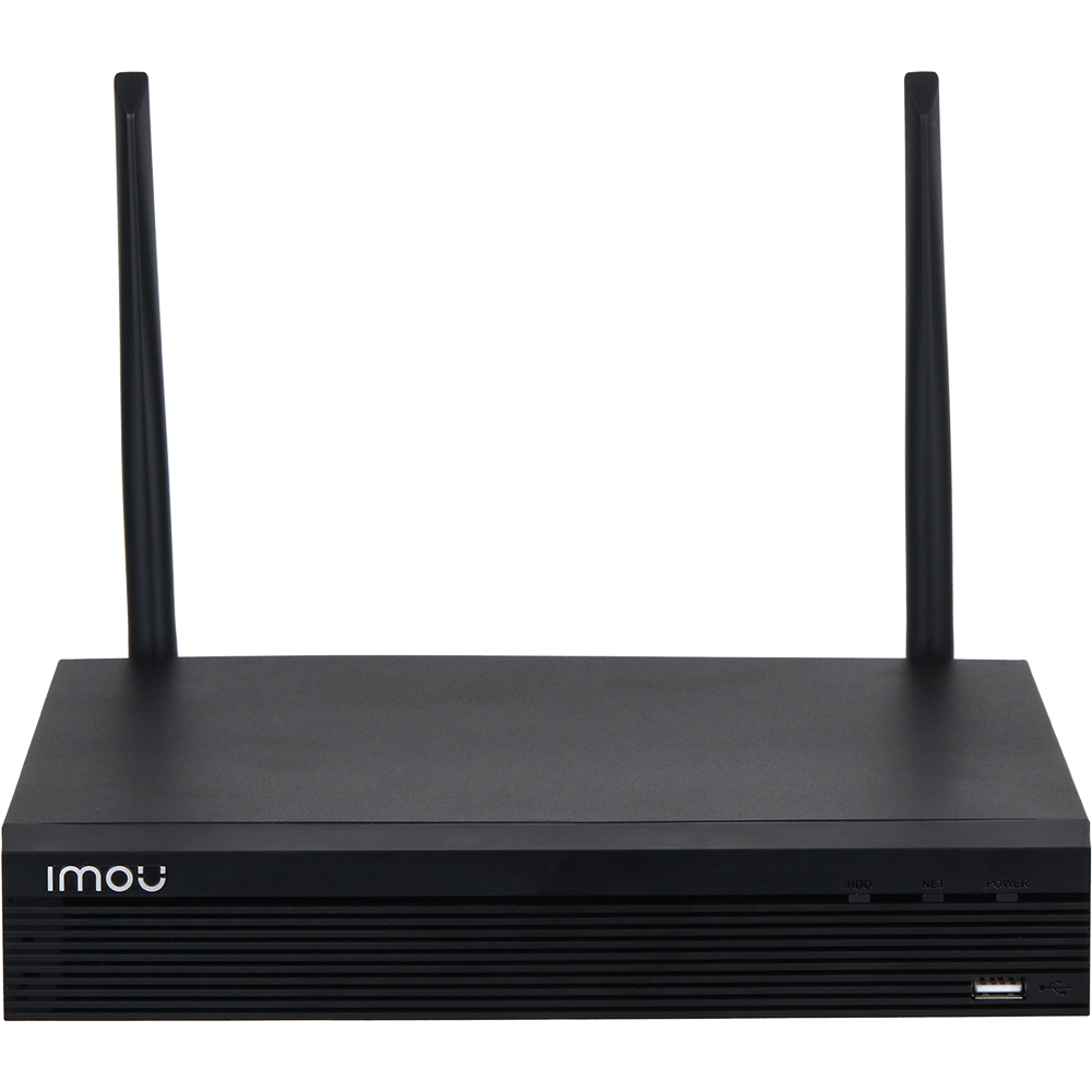 Kit de supraveghere video IMOU Bullet 2 2MP, 4 camere, Full HD, Wi-Fi, 4 canale, alb