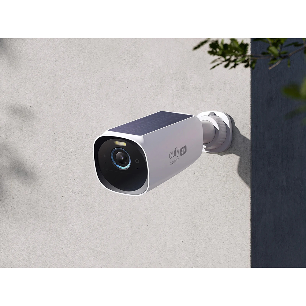 Kit de supraveghere video EUFY3 S330 T88713W1, 2 camere, 4K Ultra HD, Wi-Fi, NightVision, 16 canale, alb