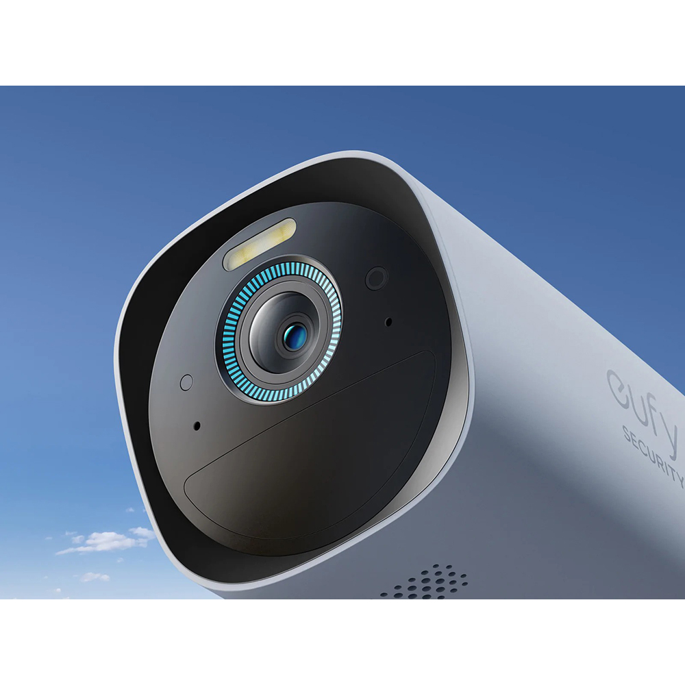 Kit de supraveghere video EUFY3 S330 T88713W1, 2 camere, 4K Ultra HD, Wi-Fi, NightVision, 16 canale, alb