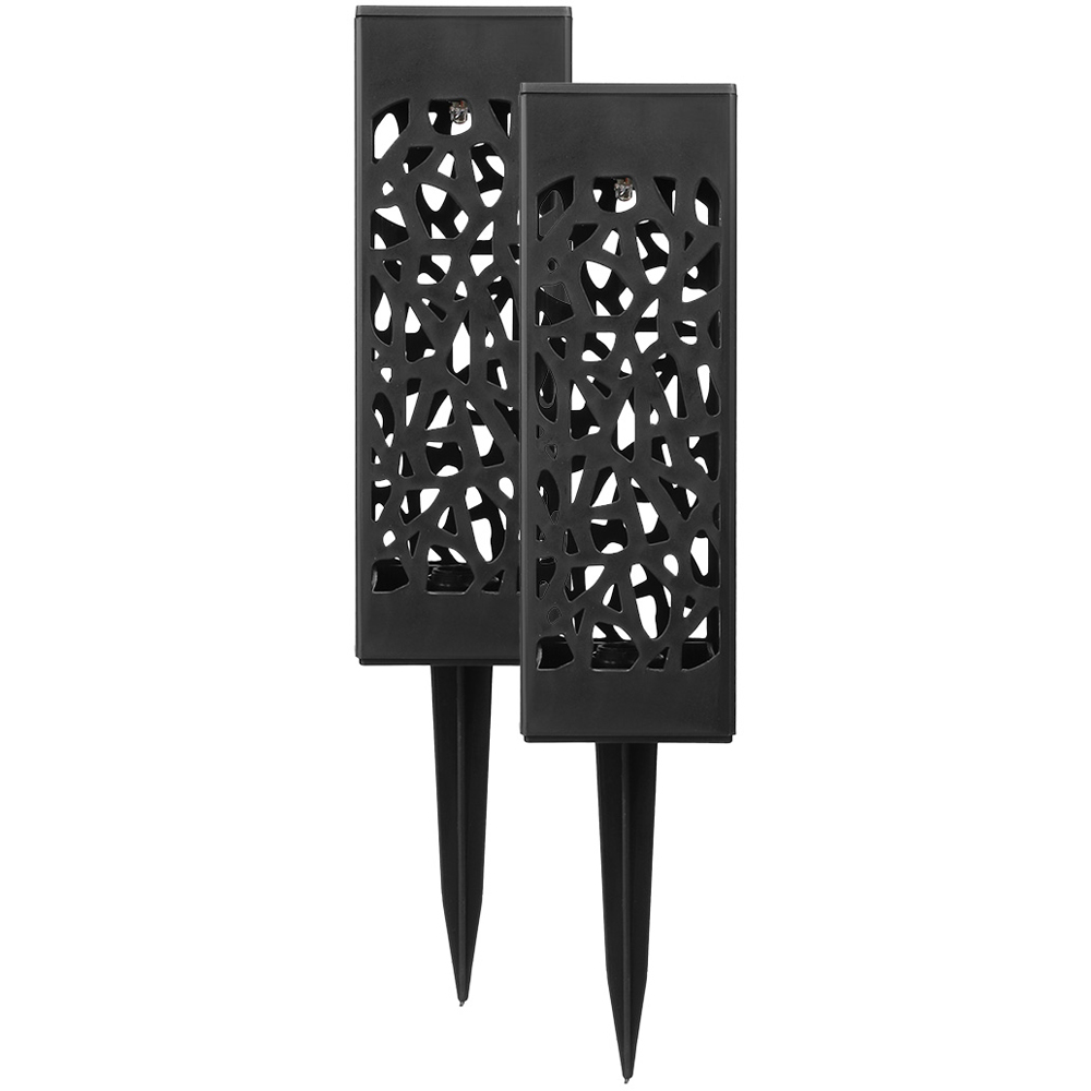 Set 2 lampi solare MYRIA MY10314, IP44, negru