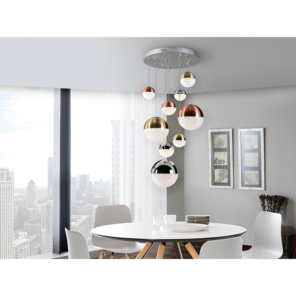 Lustra LED MYRIA Atomo MY10321, 50W, 3751.7lm, 4000K, IP20, multicolor