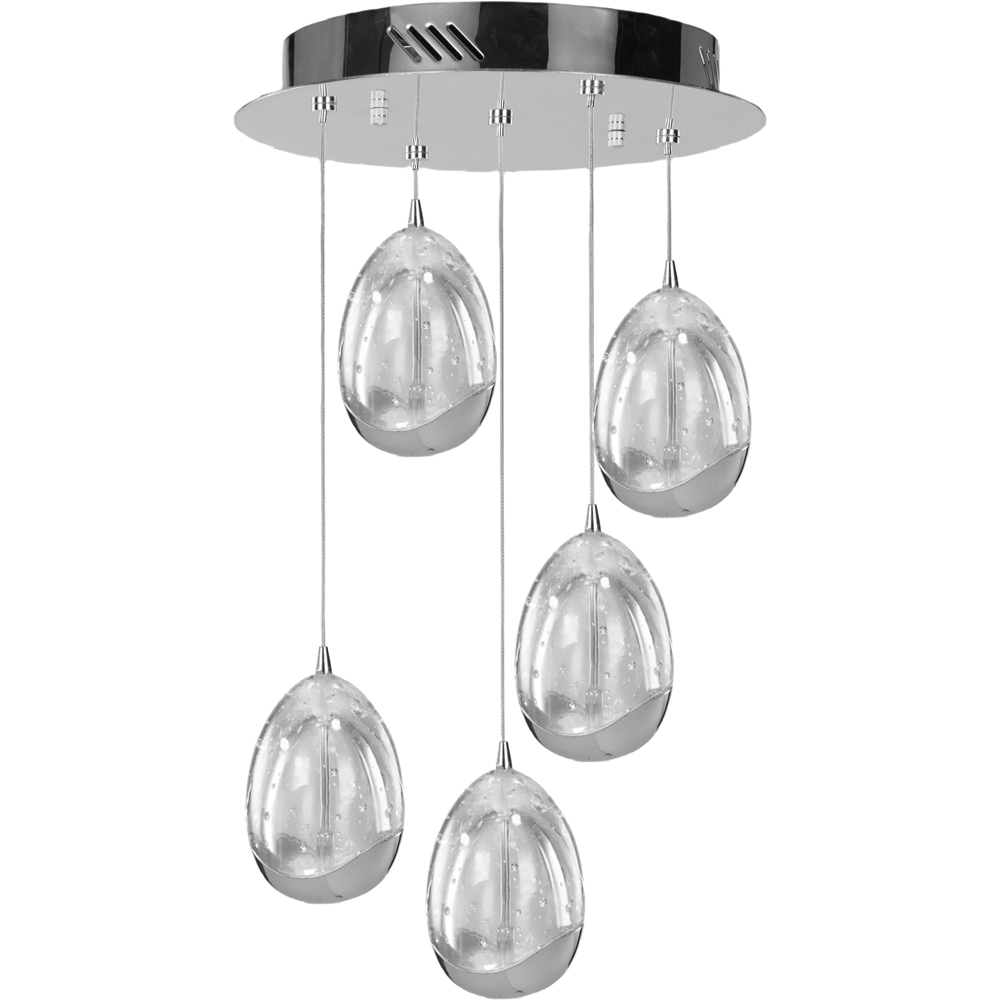 Lustra LED MYRIA Golden MY10324CH, 28W, 1958lm, 4000K, IP20, crom
