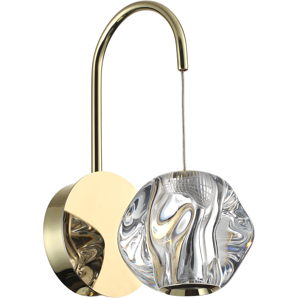 Aplica LED MYRIA Stone MY10327GD, 6W, 251lm, 4000K, IP20, auriu
