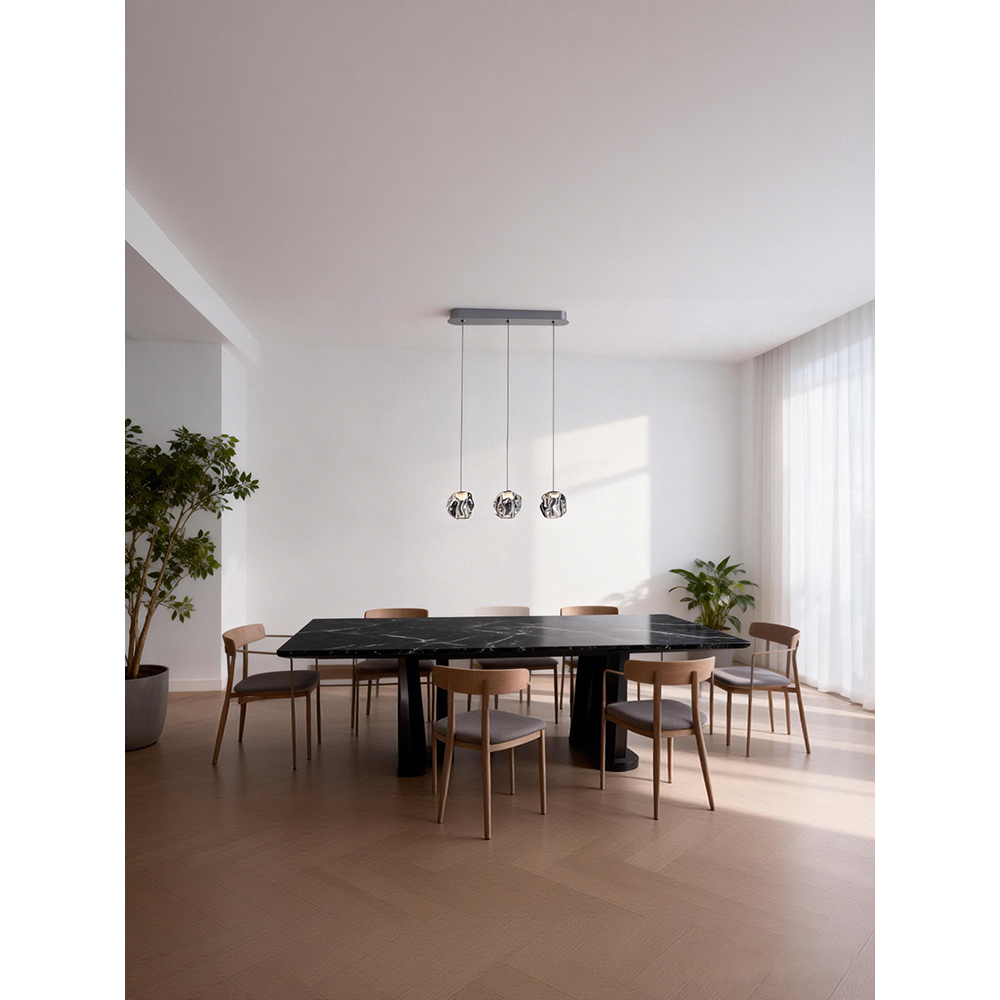 Lustra LED MYRIA Stone MY10328CH, 16W, 748lm, 4000K, IP20, crom