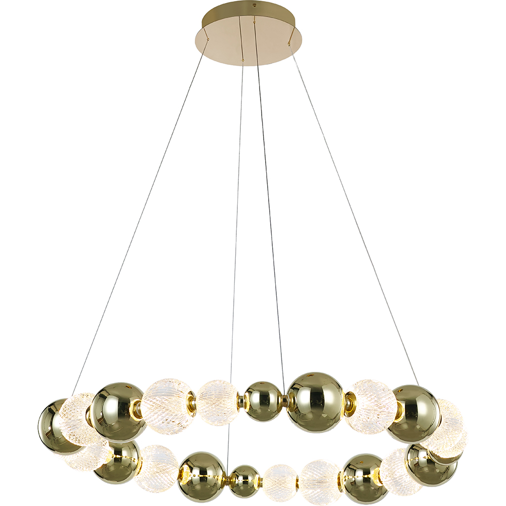 Lustra LED MYRIA Diamond MY10342, 48W, 4204.2lm, 4000K, IP20, auriu