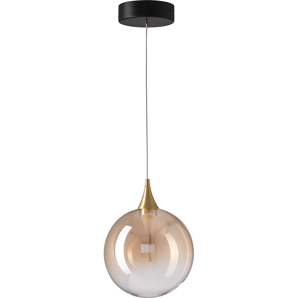 Pendul suspendat MYRIA Globe MY10346, LED, 5W, 16x16x150 cm, auriu-negru