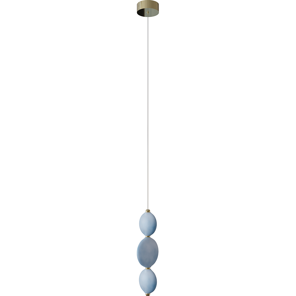 Pendul suspendat MYRIA Luna LED, 21W, 4000K, IP20, bleu