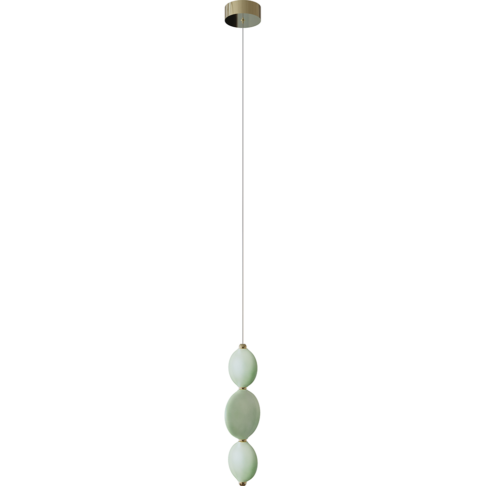 Pendul suspendat MYRIA Luna LED, 22W, 4000K, IP20, verde