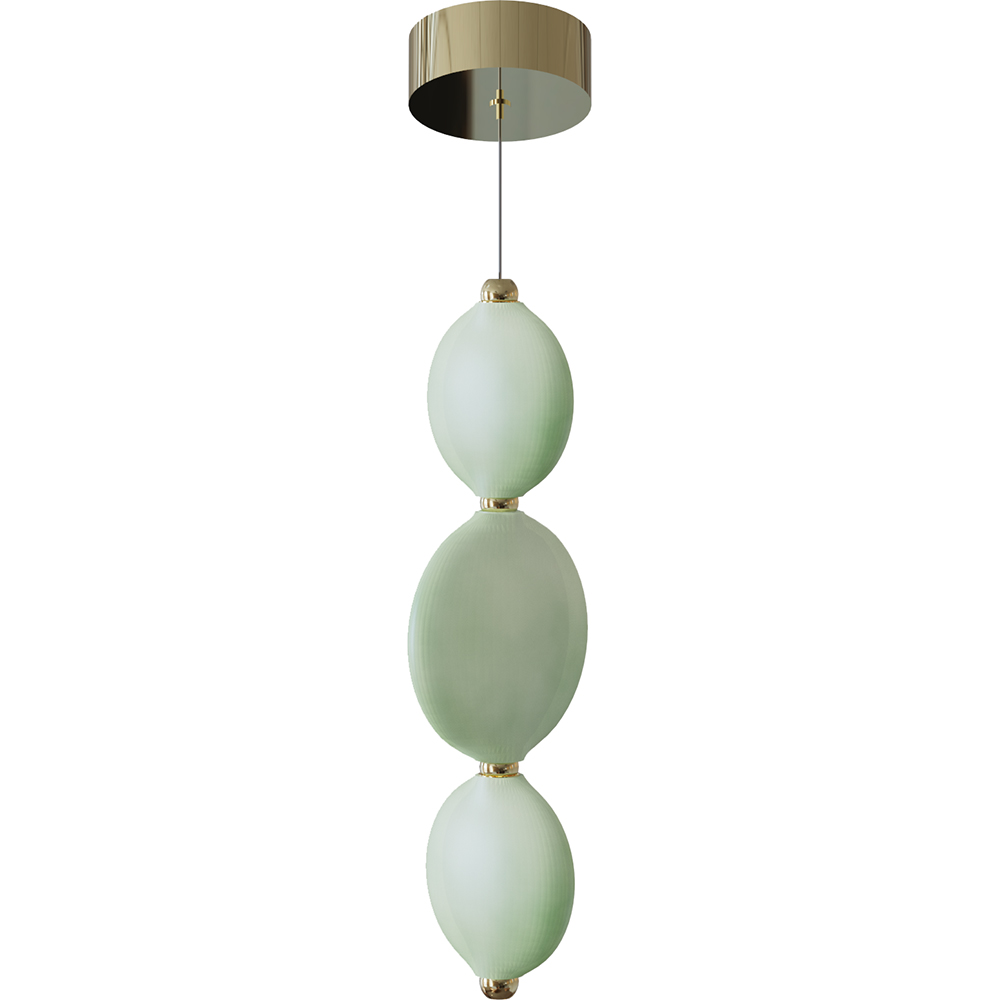Pendul suspendat MYRIA Luna LED, 22W, 4000K, IP20, verde