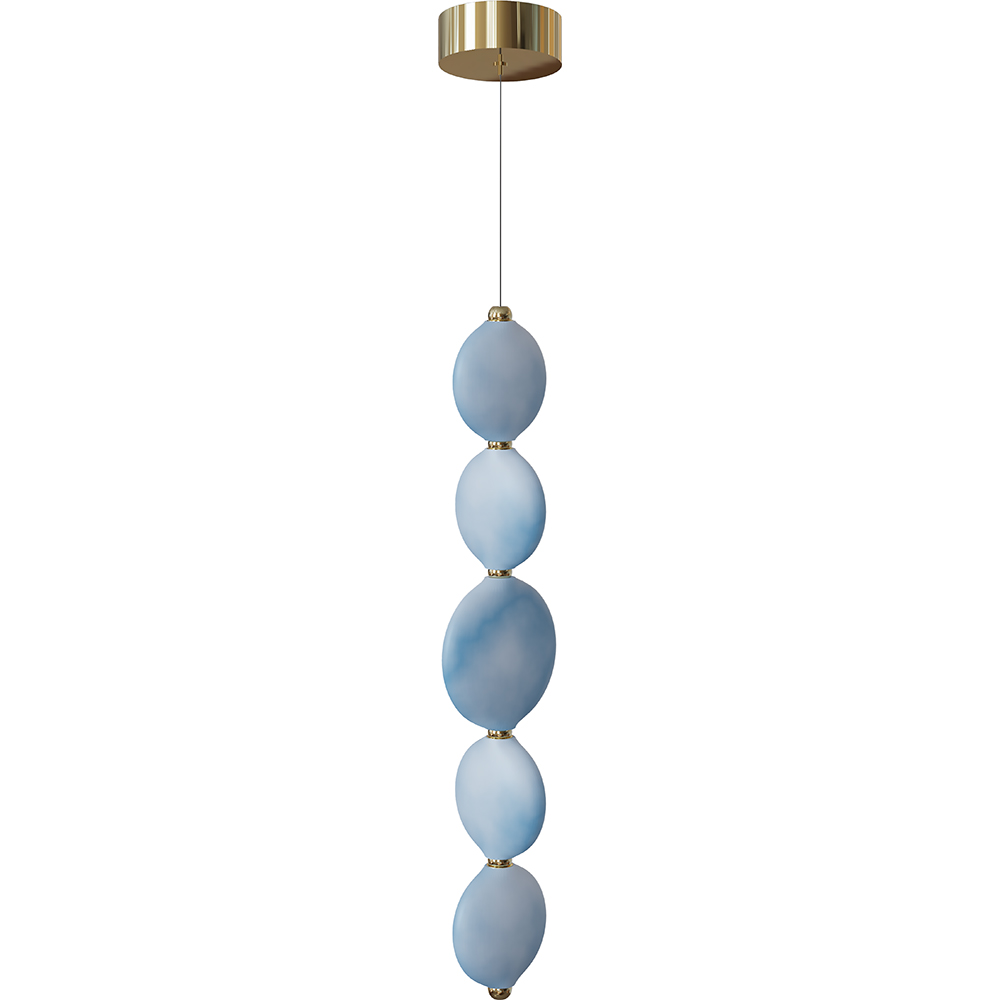 Pendul suspendat MYRIA Luna LED, 34W, 4000K, IP20, bleu