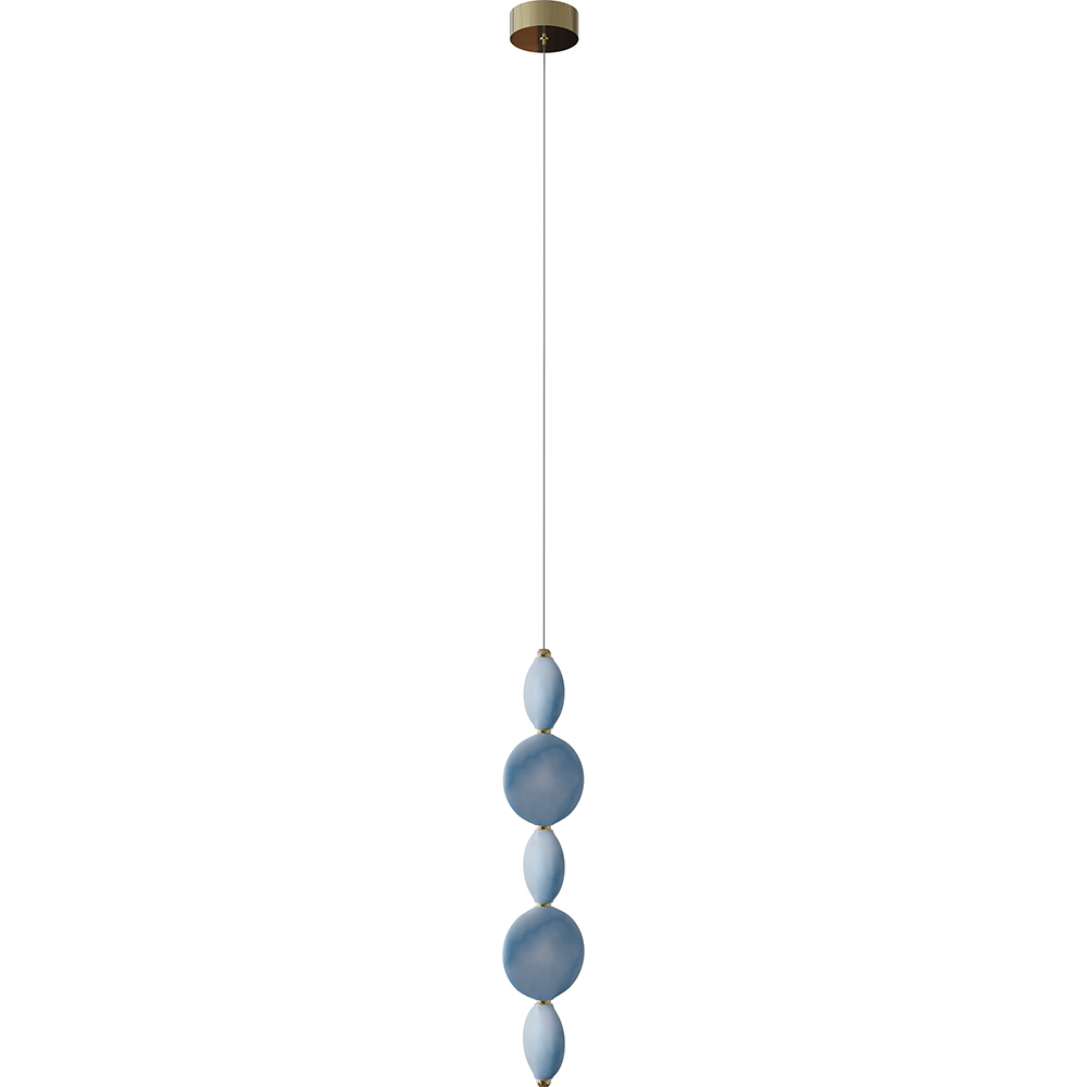Pendul suspendat MYRIA Luna LED, 34W, 4000K, IP20, bleu