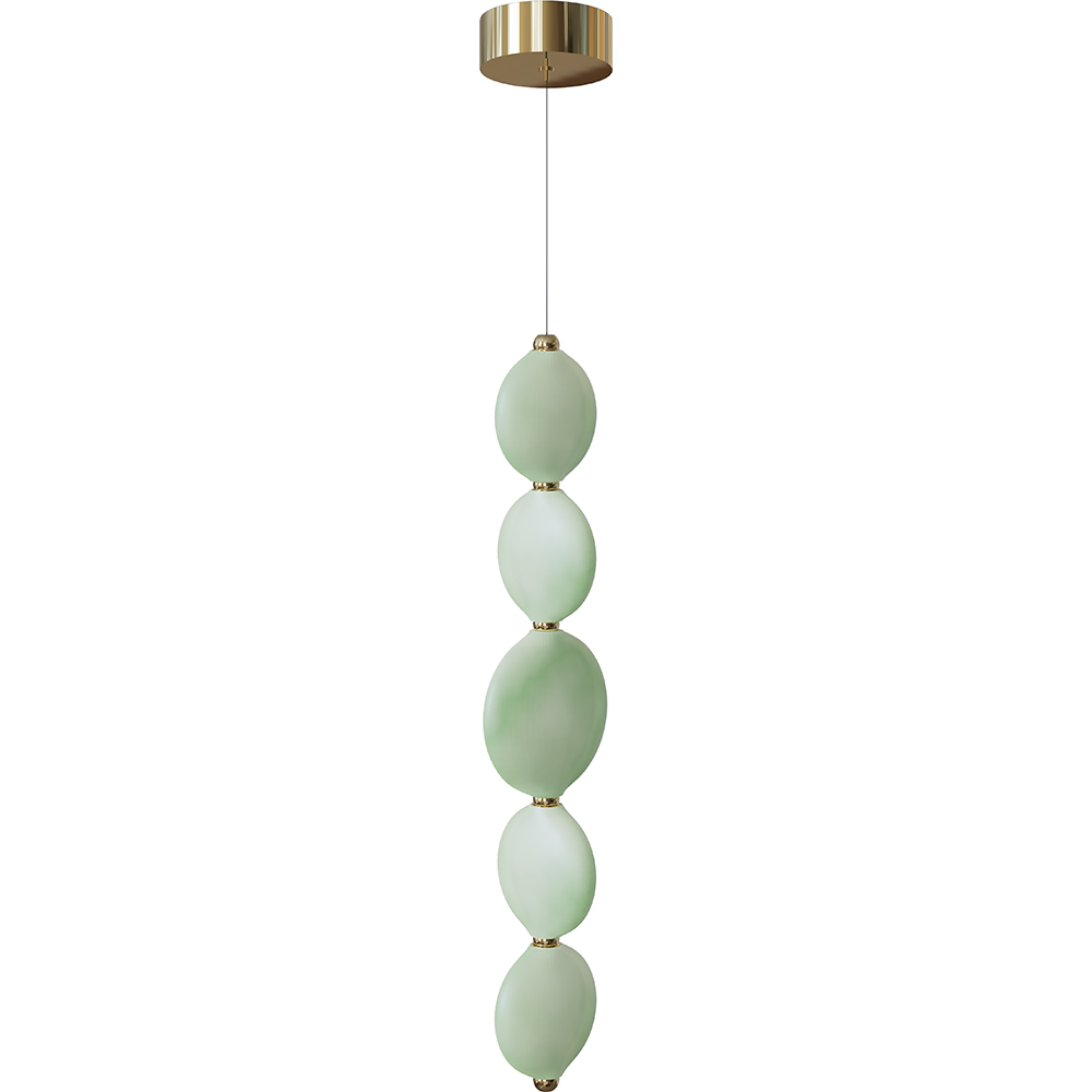 Pendul suspendat MYRIA Luna LED, 34W, 4000K, IP20, verde