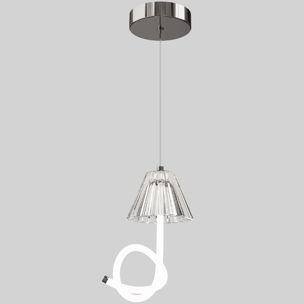 Lustra suspendata MYRIA Aria LED, 6W, 4000K, IP20, crom