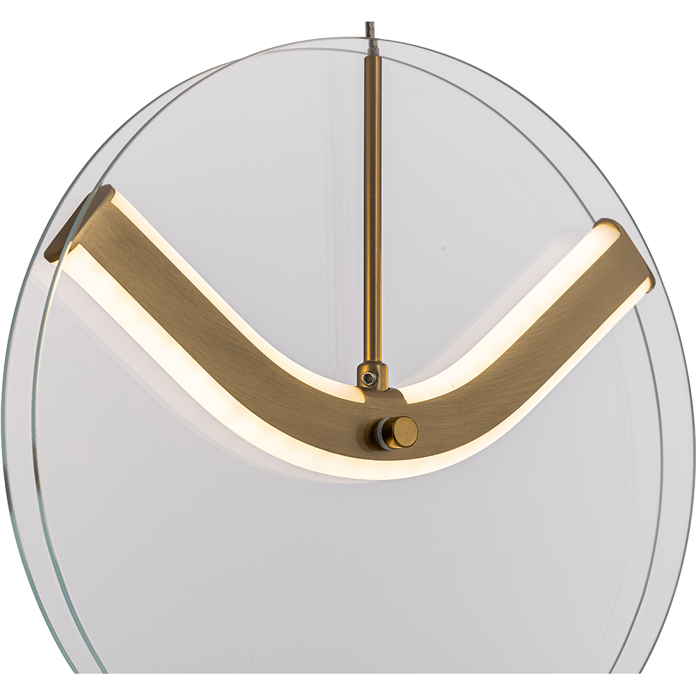 Lustra LED MYRIA Voluta MY10367BS, 32W, 2178lm, 4000K, IP20, alama