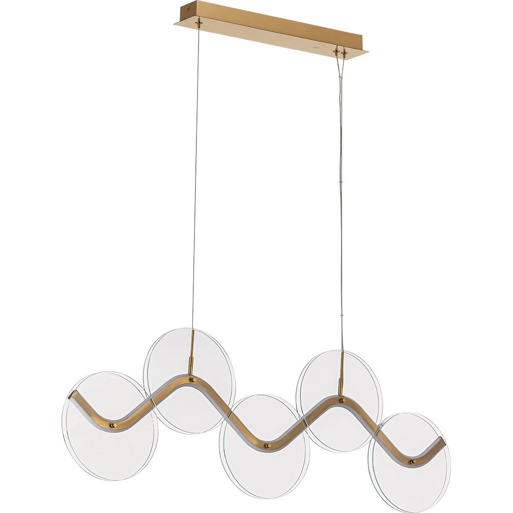 Lustra LED MYRIA Voluta MY10368BS, 32W, 2487lm, 4000K, IP20, alama
