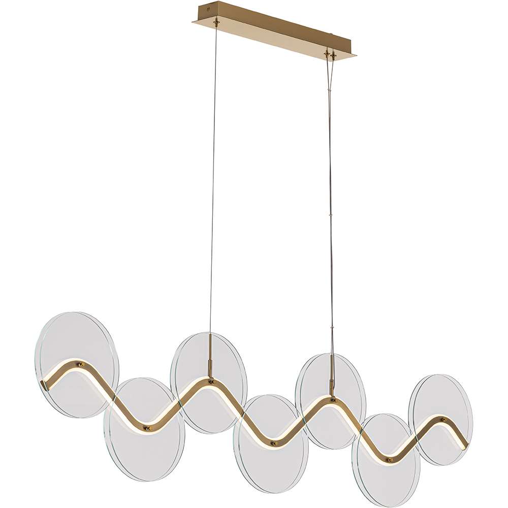Lustra LED MYRIA Voluta MY10369BS, 40W, 3096lm, 4000K, IP20, alama