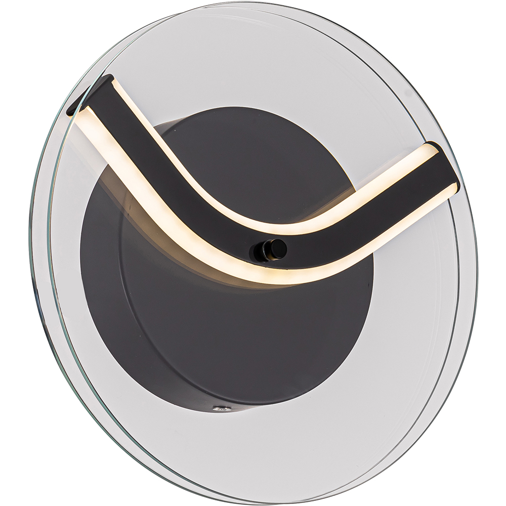 Aplica LED MYRIA Voluta MY10370BK, 7W, 292lm, 4000K, IP20, negru